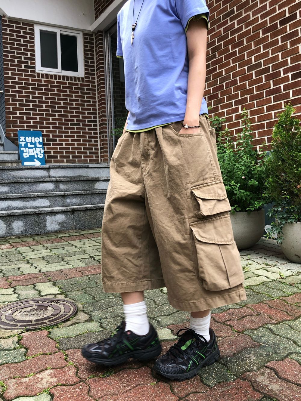 STONE  バミューダ カーゴ パンツ unisex]ストーンダブルカーゴバミューダパンツ（3C） - SEAZ