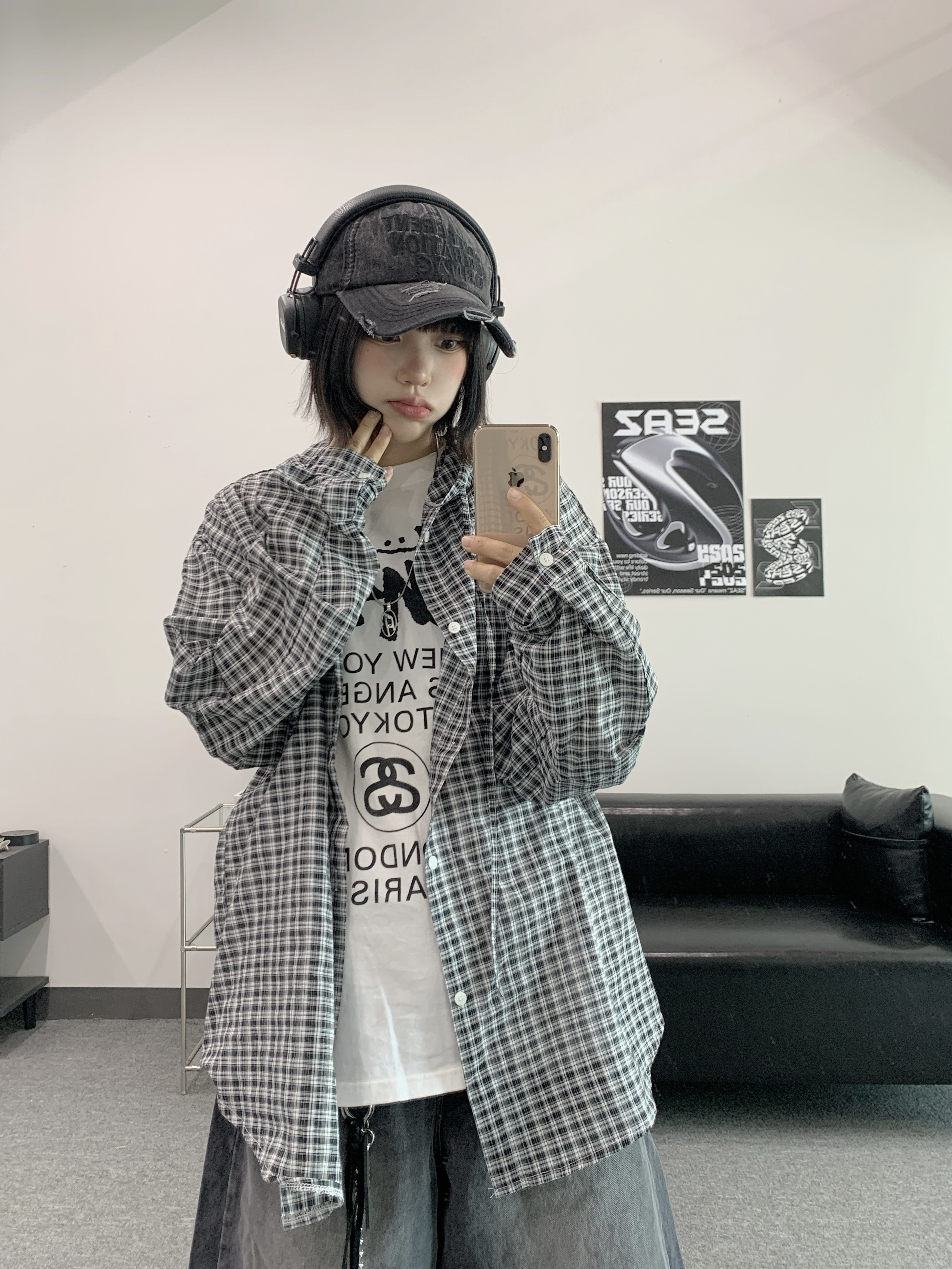 デストロイヴィンテージボールキャップ（4C） - SEAZ