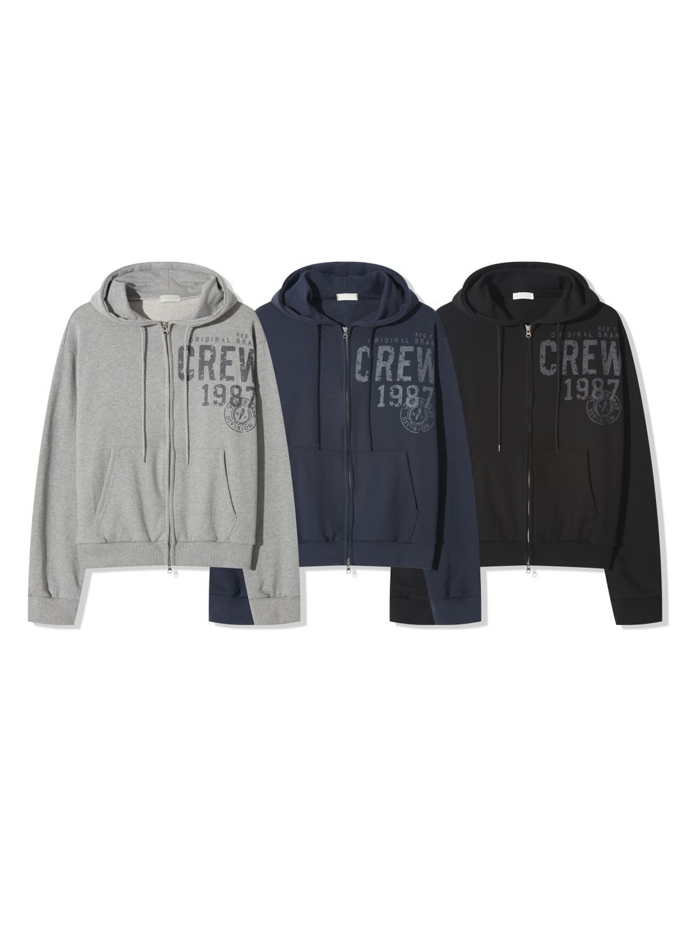 unisex]クルークラックフード集業（3C） - SEAZ