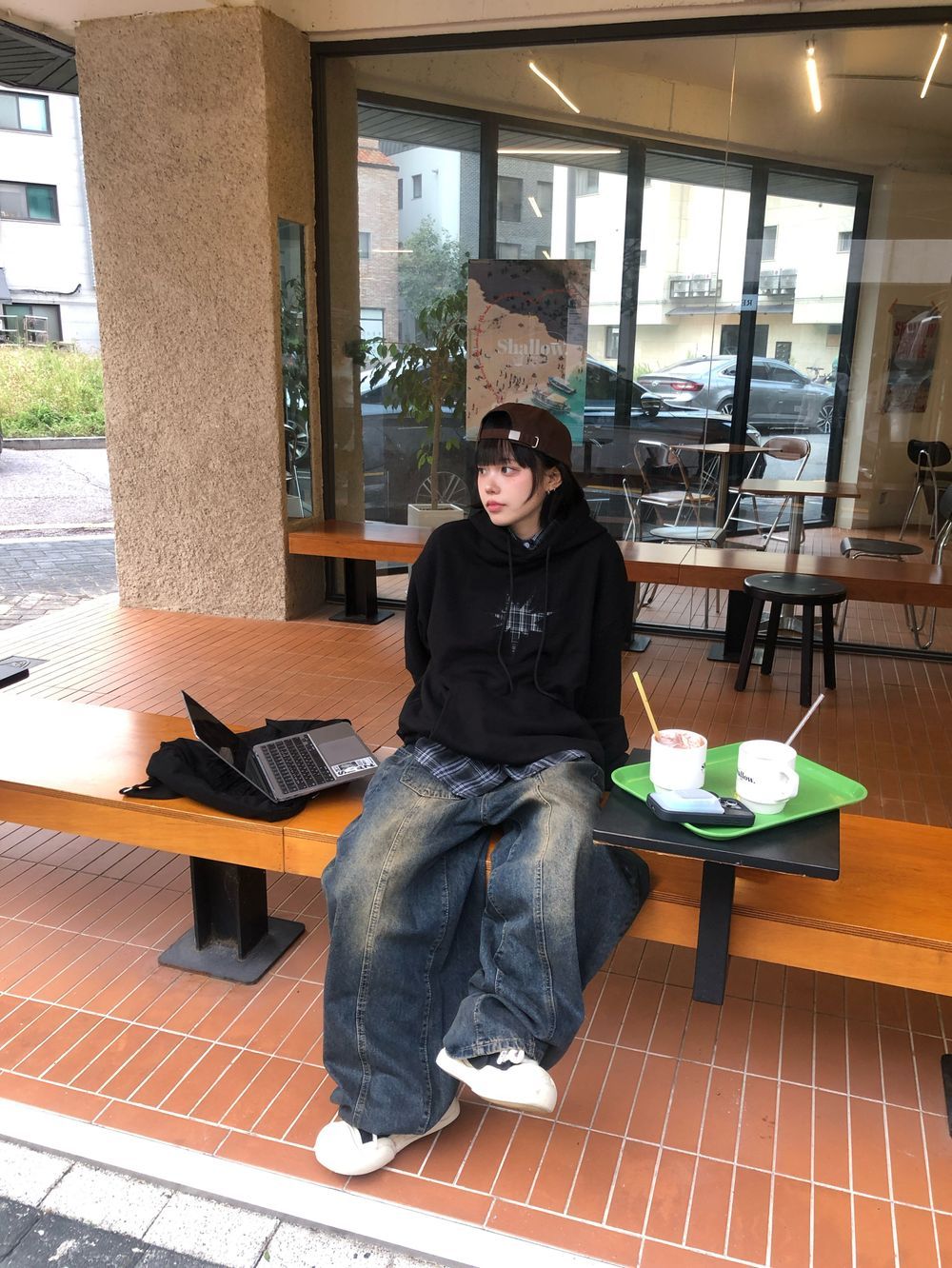 unisex]ツイストリバーデニムパンツ（2C） - SEAZ