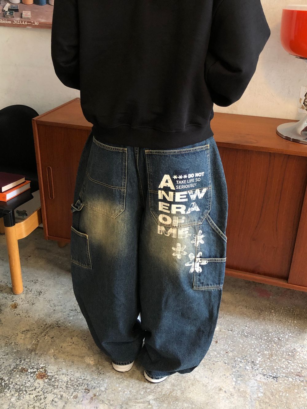 NEW ERA デニムパンツ unisex]バックニューエラデニムバルーンパンツ（2C） | SEAZ