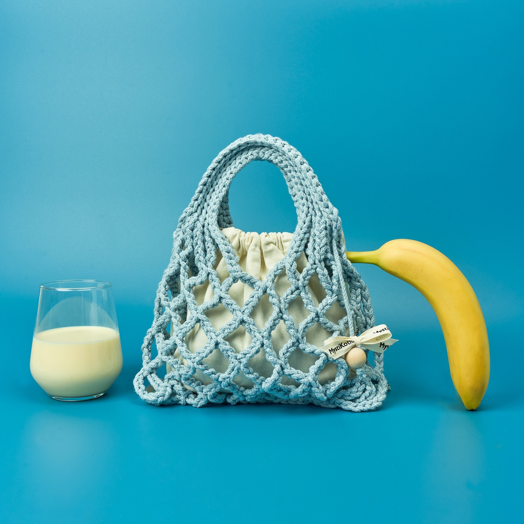 [Mystikotita] Rosette Knot Corsage 韓國 Hand made EASY&TAKE] MystiKotita Crochet - Heart Block Keyring