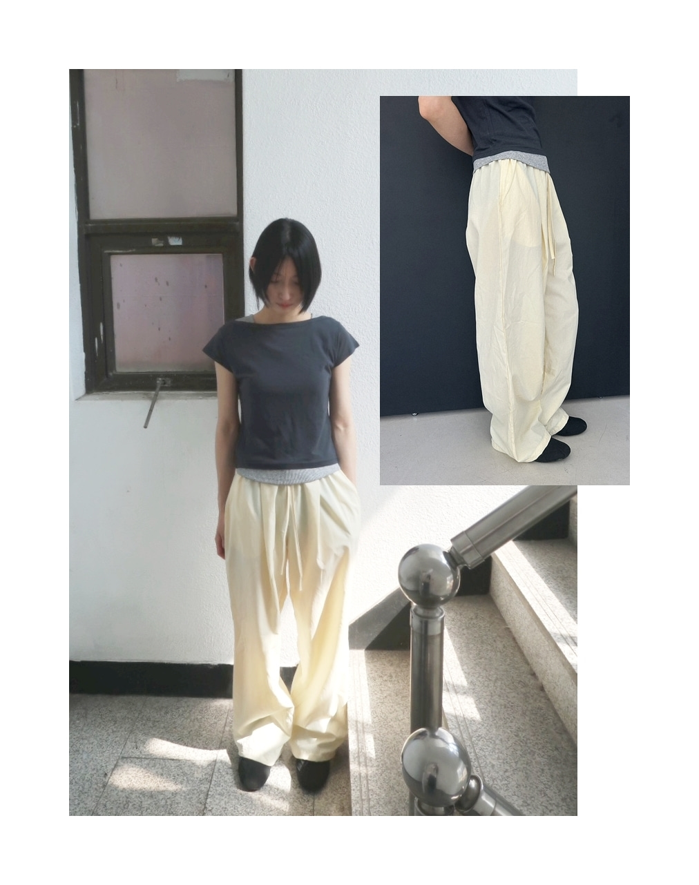 429 / LIGHT CRINKLE JOGGER PANTS