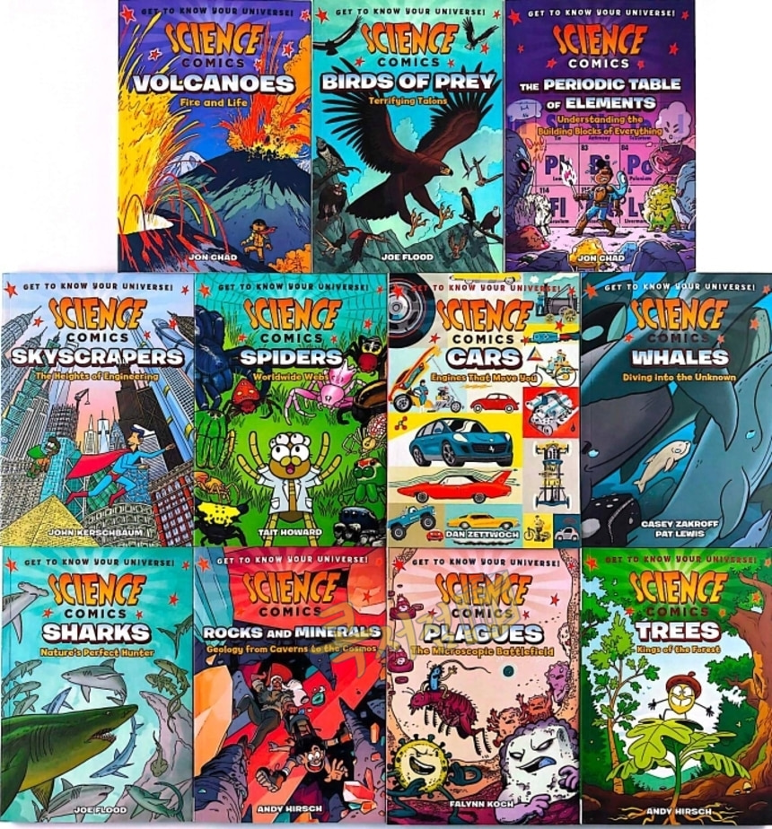 콕서점] 사이언스 코믹스 30권 세트 영어원서 Science Comics