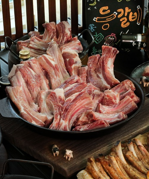 광림상회 스페인 돼지등갈비 2kg(1kg+1kg)