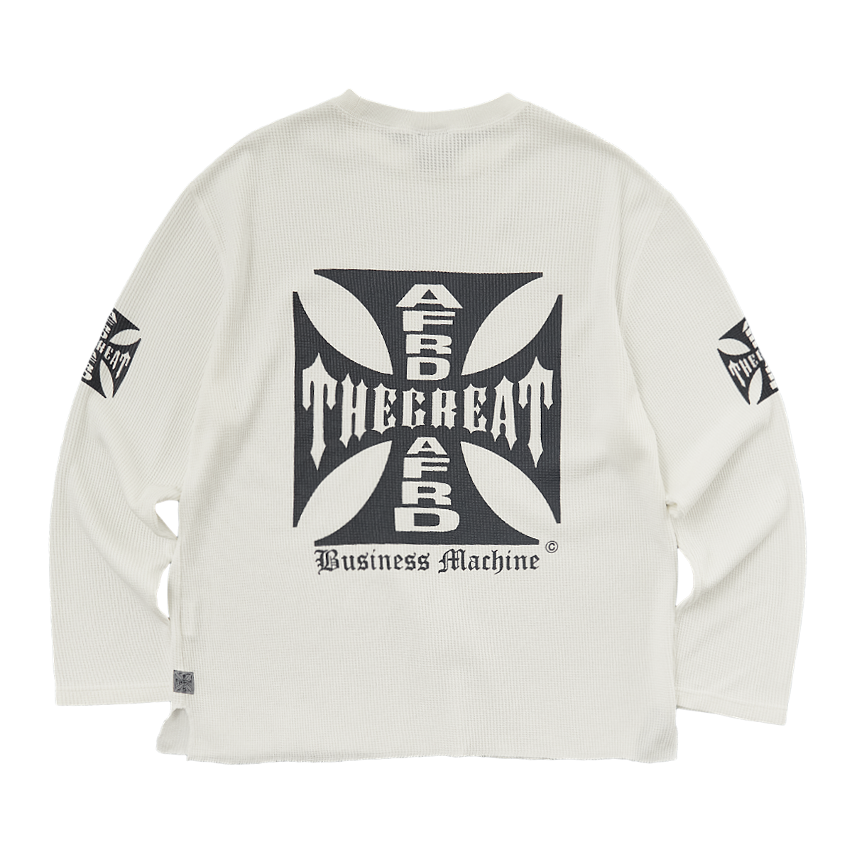 【SATIIIZ】Elred Pigment Waffle Long Sleeve SATIIIZ (サティーズ) - エルレッドピグメントワッフル長袖T