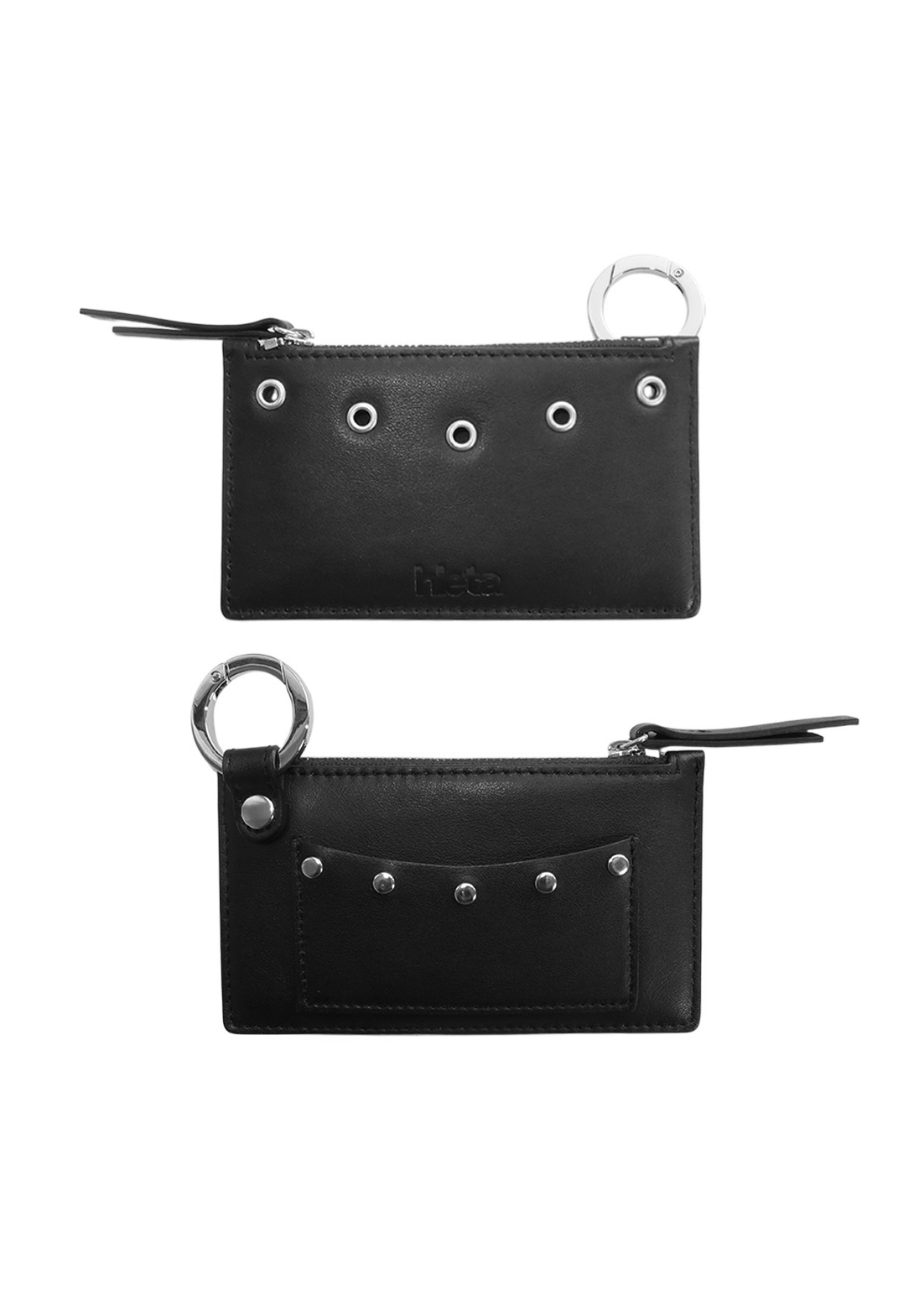 ◇Hieta◇ Bella Card Wallet / Black Bella Card Wallet / Black - HIETA