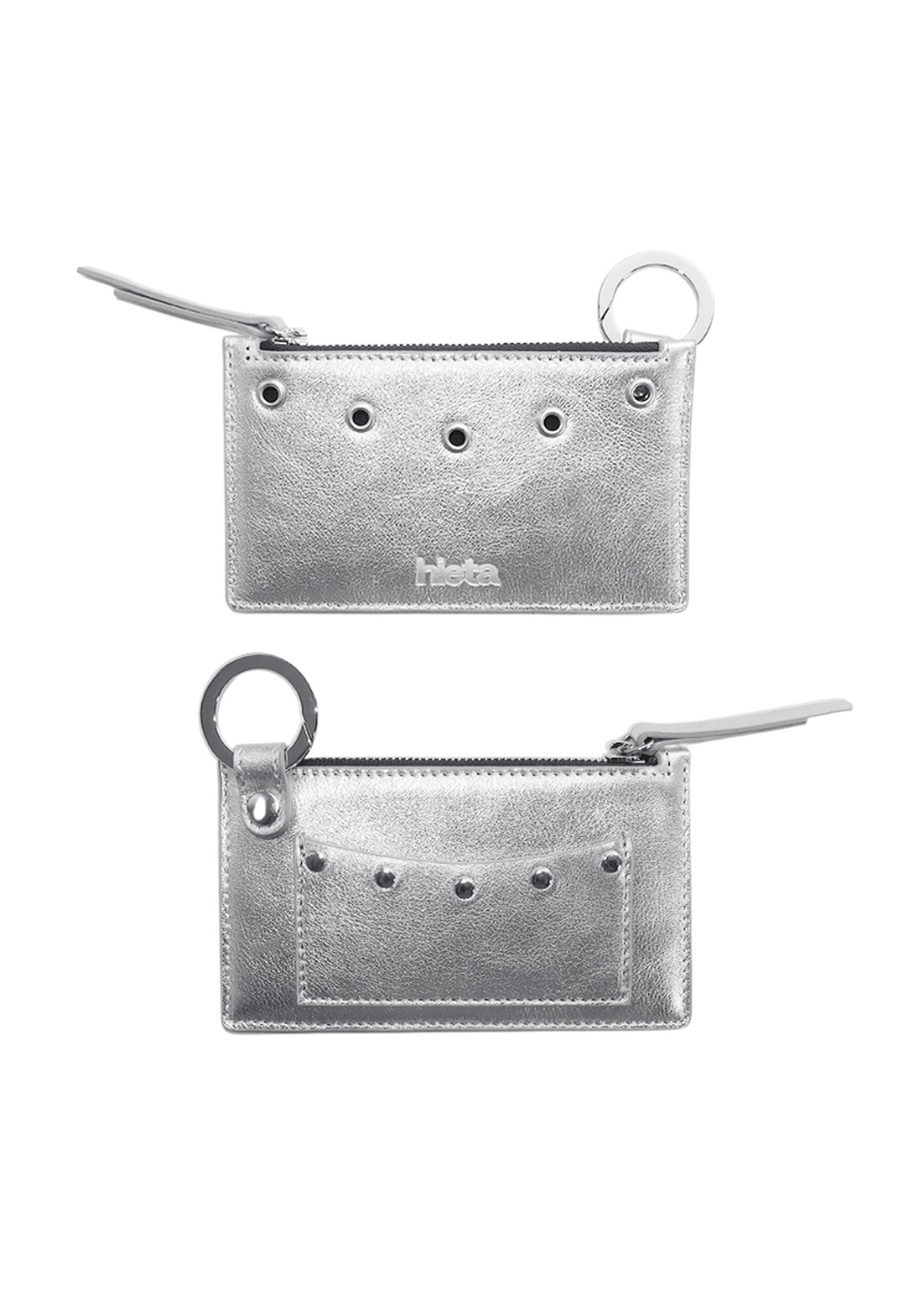 Bella Card Wallet 6color◆[Hieta] Bella Card Wallet / Black - HIETA