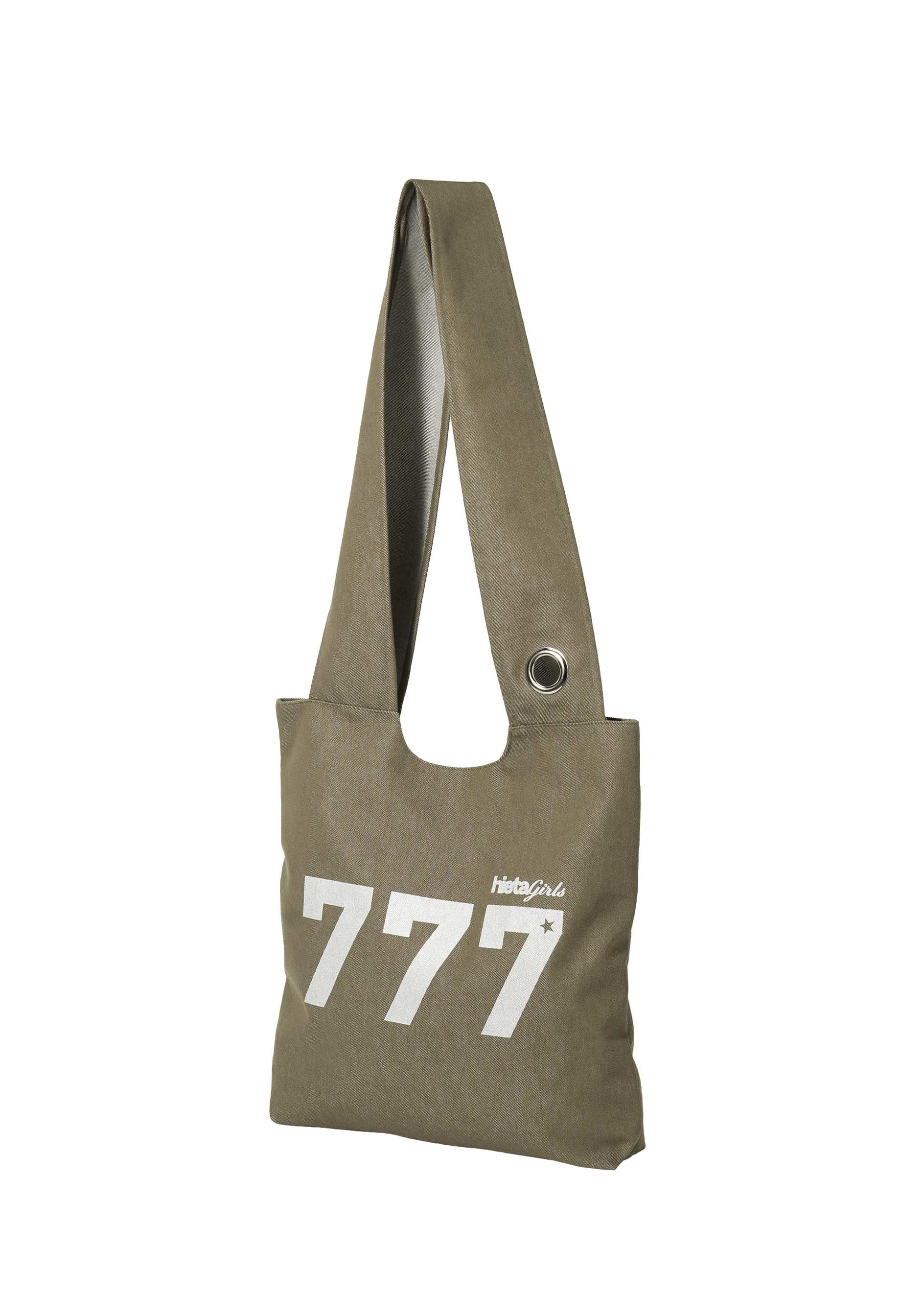 ★ Hieta★ 777Angels Denim Khaki bag SHOP - BAGS - HIETA
