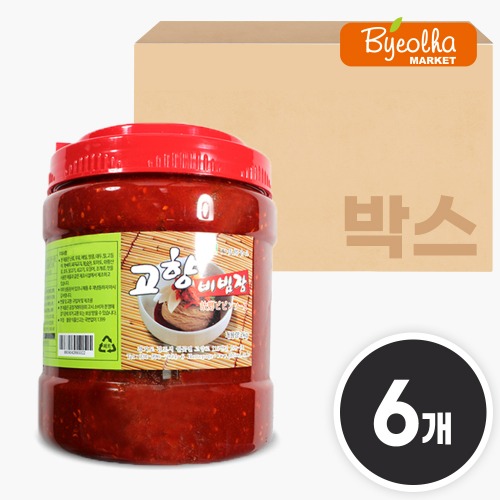 고향식품 옛맛 고향 비빔장 2kg (6개) / 1박스