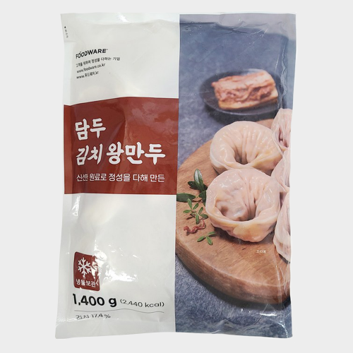 푸드웨어 담두 김치 왕만두 1.4kg