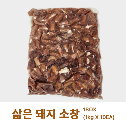 춘풍접객 삶은 소창 슬라이스 1kg (10개) / 1박스
