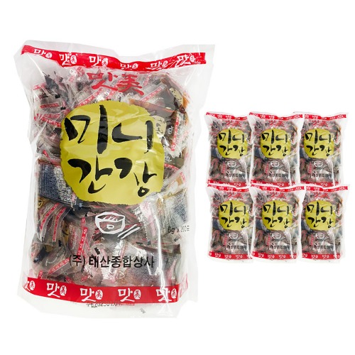 태산 맛미 미니 간장 6g (200개입) x6봉 (1박스)