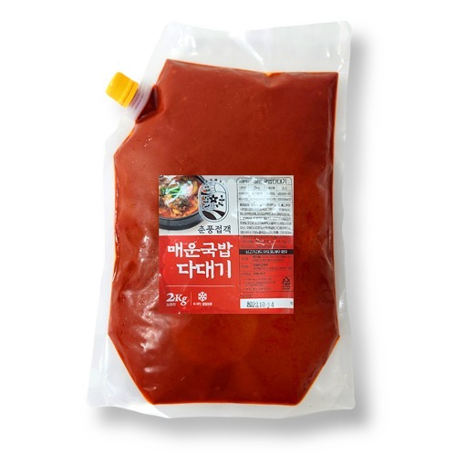[샘플]춘풍접객 국밥용 매운 다대기 2kg