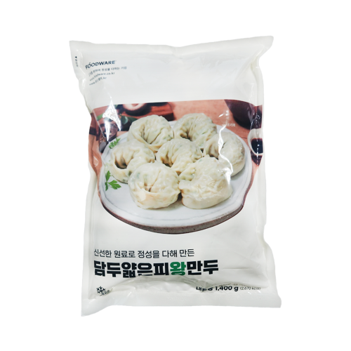 [샘플]푸드웨어 담두 얇은피 왕 만두 1.4kg