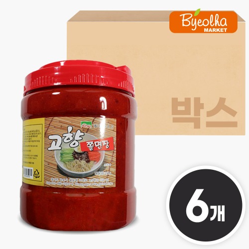고향식품 옛맛 고향 쫄면장 2kg (6개) / 1박스