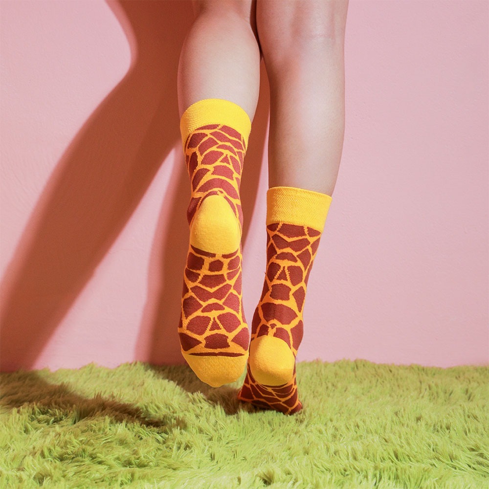 Giraffe Pattern Socks