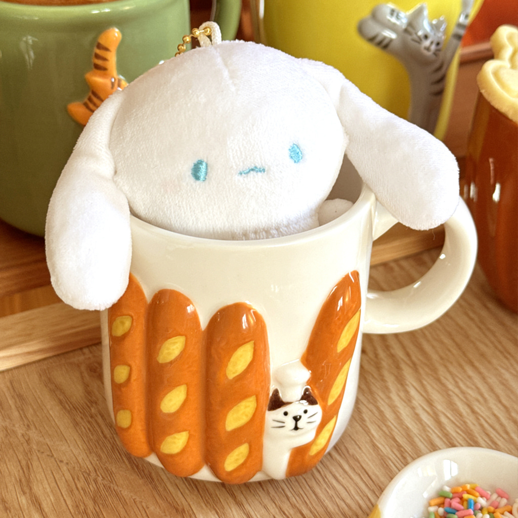 [데꼴] 베이커리 고양이 머그컵 모음 귀여운 카페 도자기 머그잔 집들이 선물