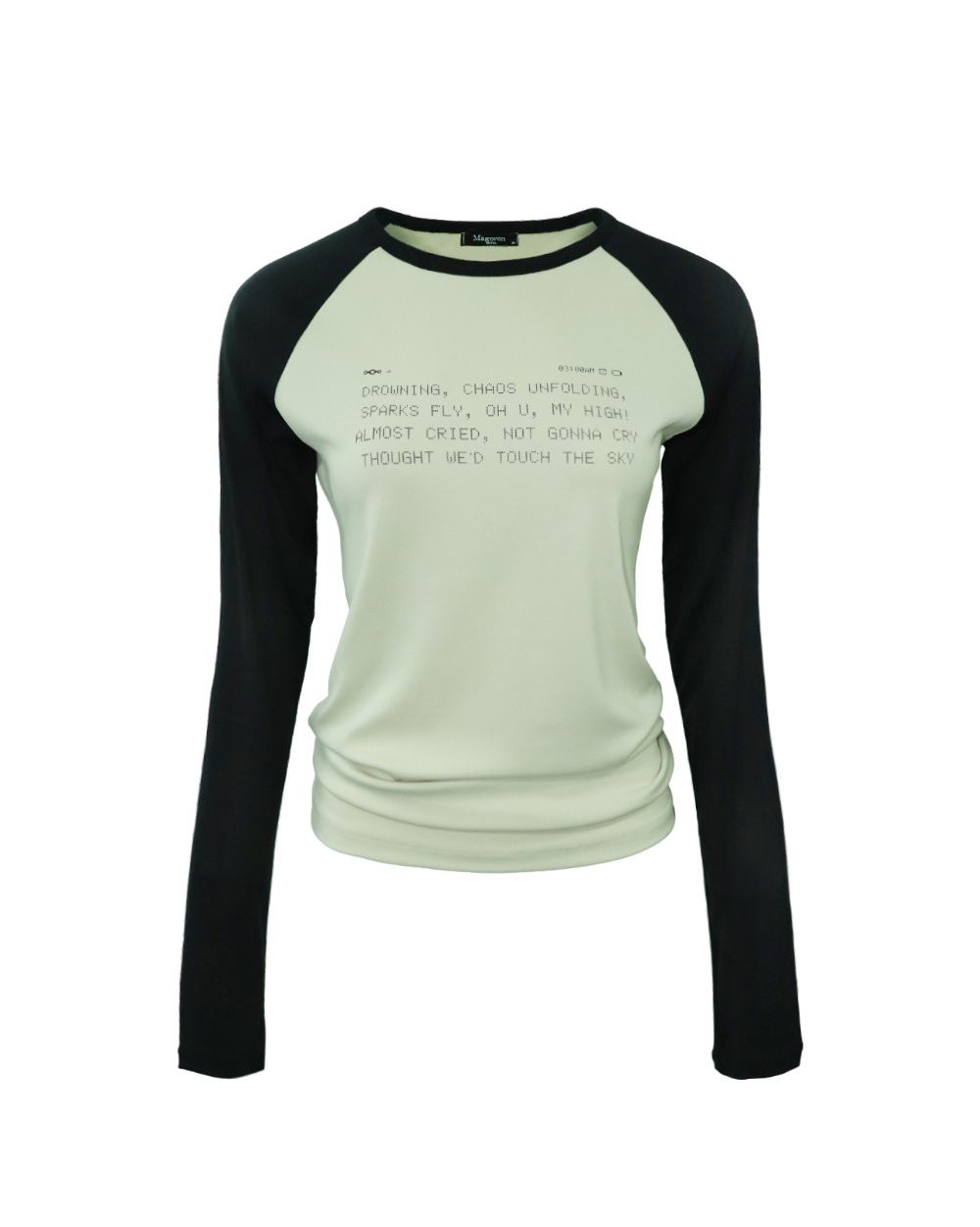 ★MAGORENSEOUL★ Drowning loose fit raglan long sleeve beige Drowning Loose Fit Raglan Long Sleeve Beige - Magoren SEOUL