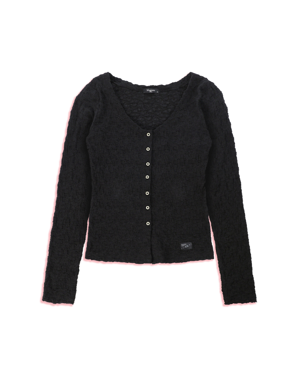 카디건 차콜 색상 이미지-S21L9