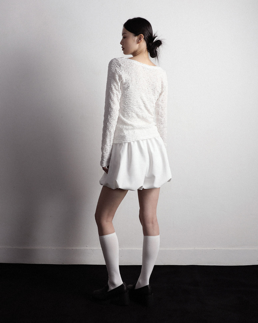 카디건 모델 착용 이미지-S22L7