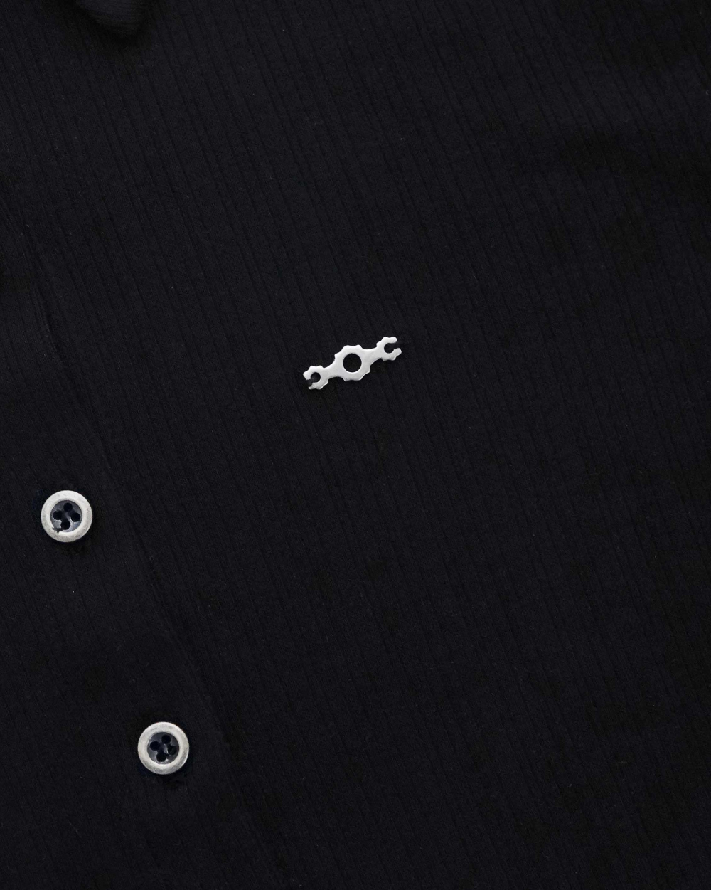 MUSINSA公式 | MAGORENSEOUL Metal Triclip Open Polo Long