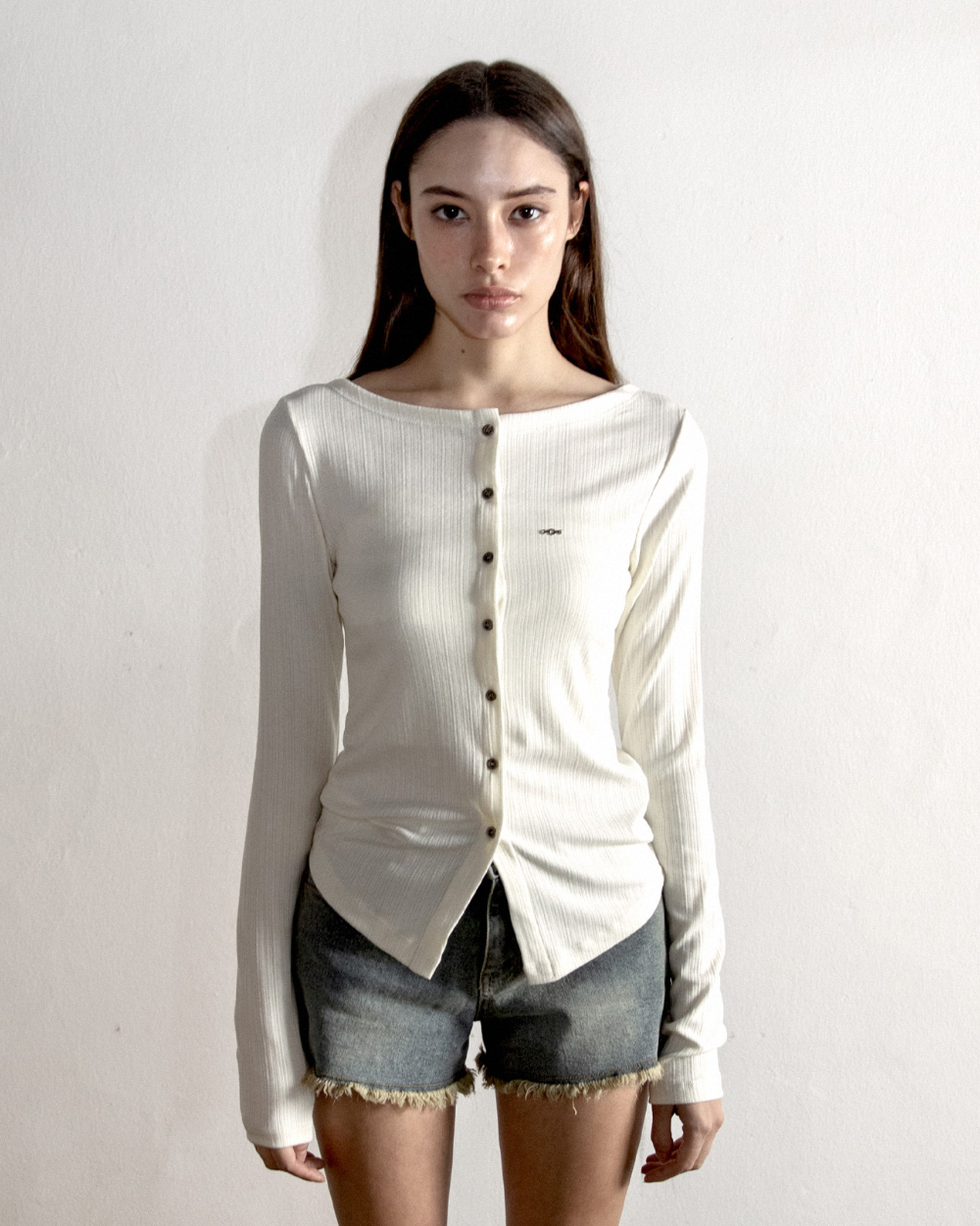 카디건 모델 착용 이미지-S24L2