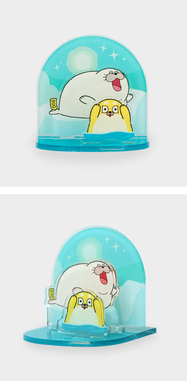 SEALOOK Shiba&Chubby Seals Acrylic Stand - SEALOOK SHOP