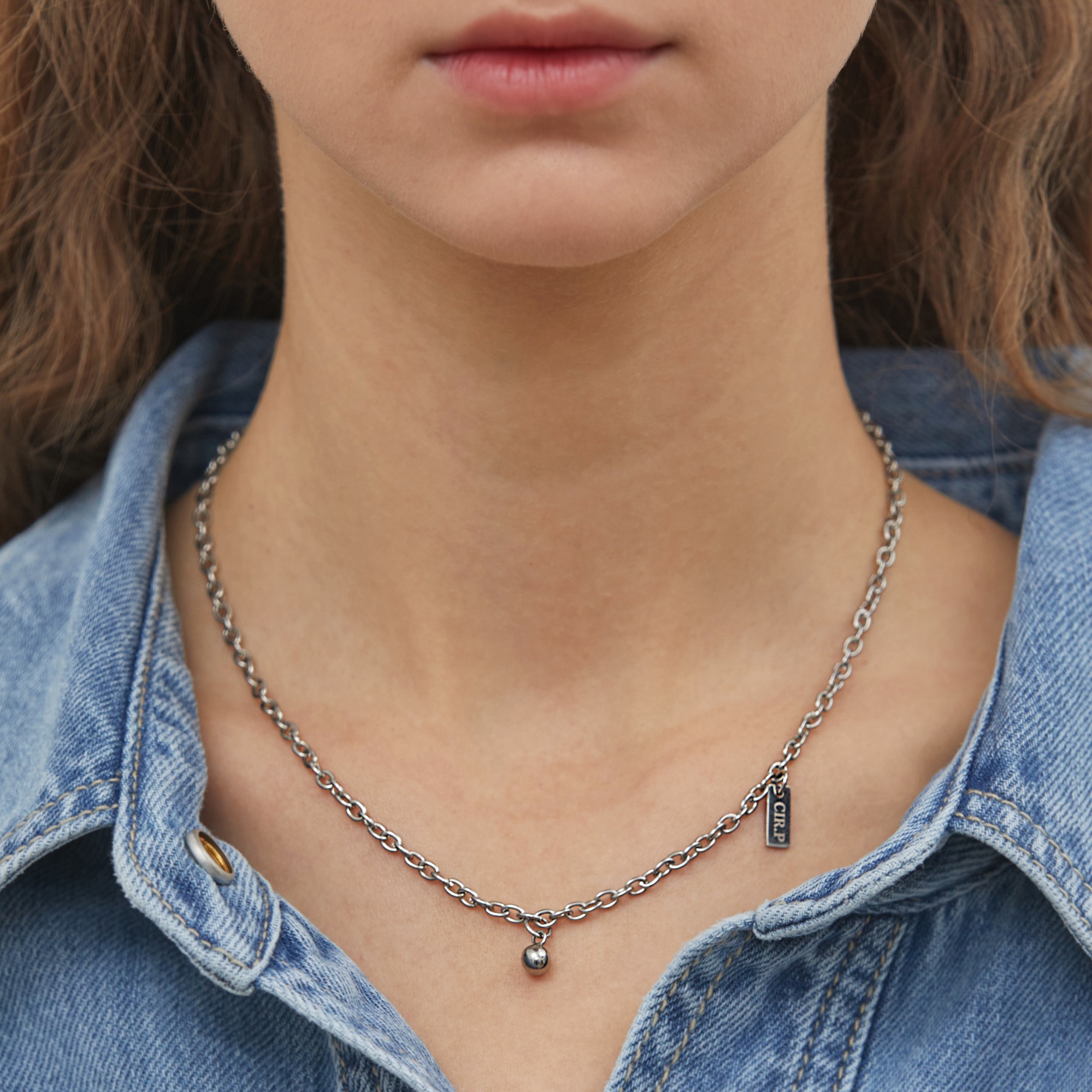 Small ball necklace discount