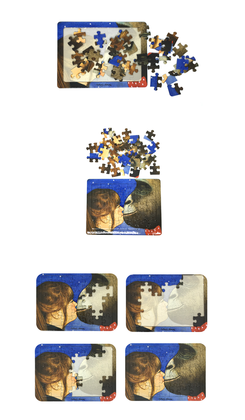 絵本作家アンソニーブラウン パズルシリーズ「すきです ゴリラ