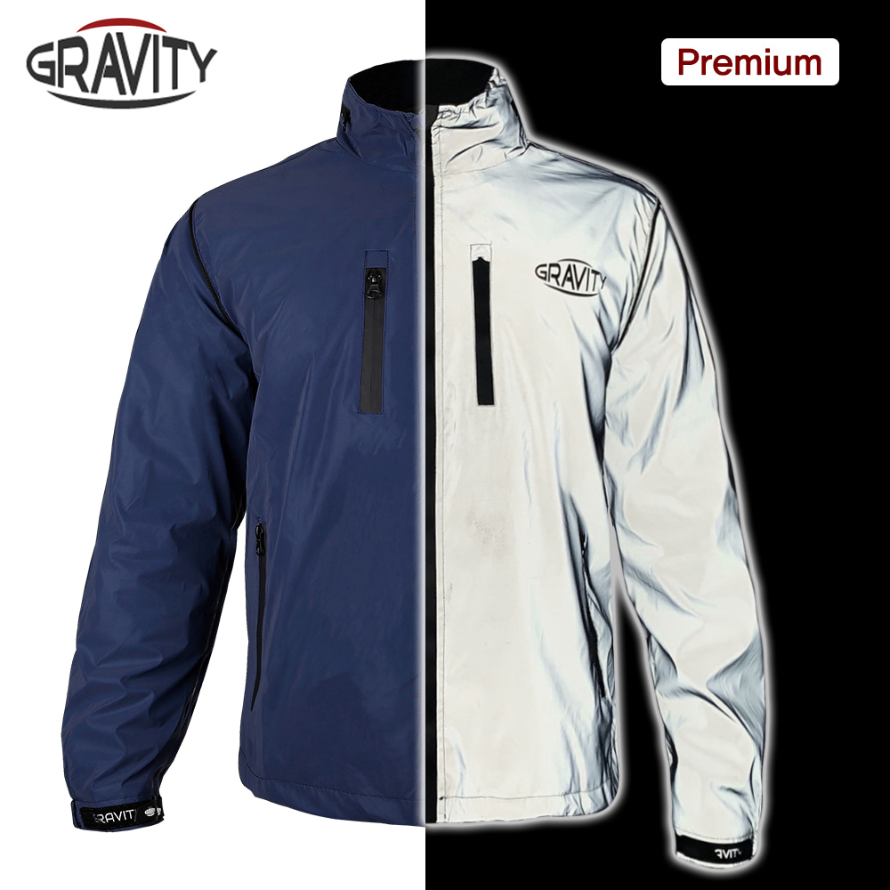 그라비티 플래쉬 라이트 방수 방풍 야간주행 오토바이 후드 바람막이 | 라이더마트