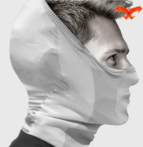 X5H 귀와 얼굴을 감싸는 하프바라클라바 타입 사계절용