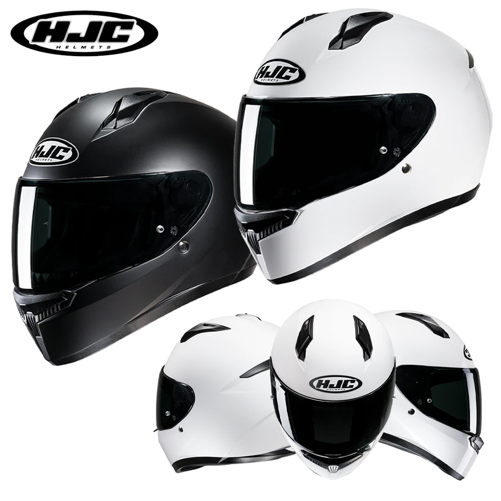 HJC 홍진 C10 단색 풀페이스 오토바이 헬멧