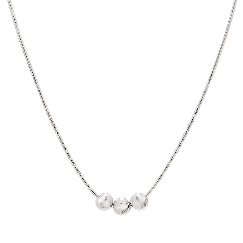 JYDdM ♥ 925 Cutting Ball Silky Chain Necklace Type.1 925 Cutting Ball Silky Chain Necklace Type.2 - JYDdM