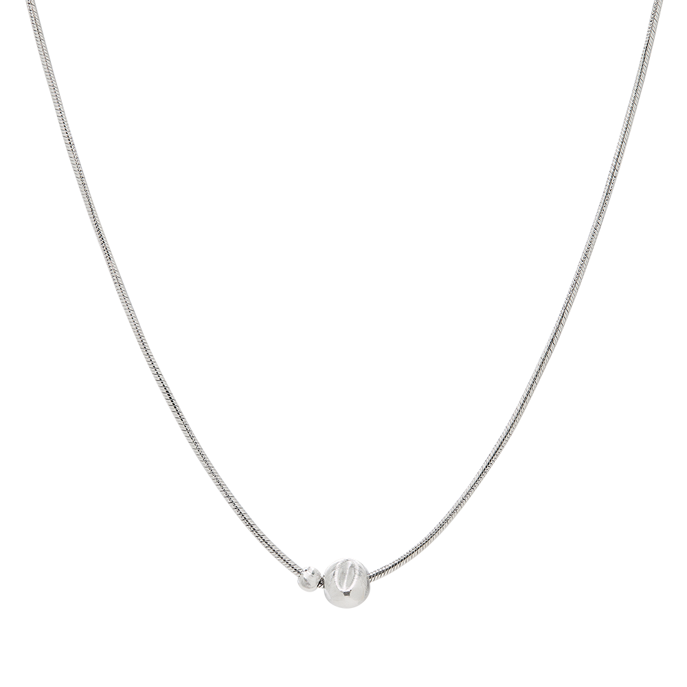 JYDdM ♥ 925 Cutting Ball Silky Chain Necklace Type.3 925 Cutting Ball Silky Chain Necklace Type.3 - JYDdM