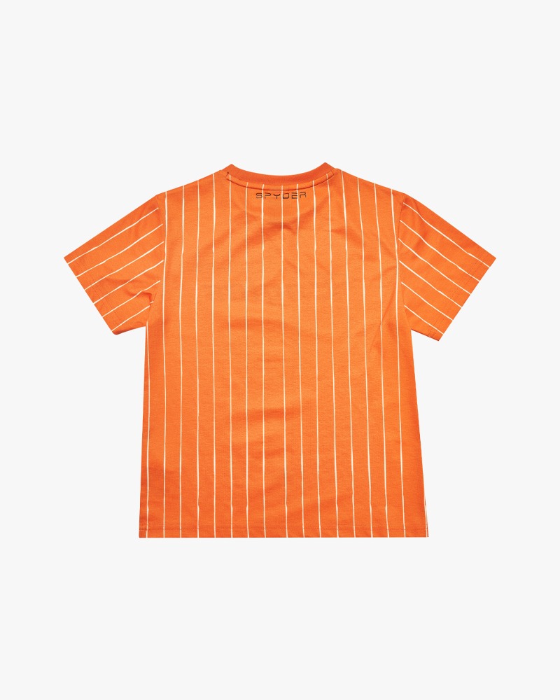 키즈 한화이글스 유니폼 모티브 반팔 티셔츠 (오렌지)