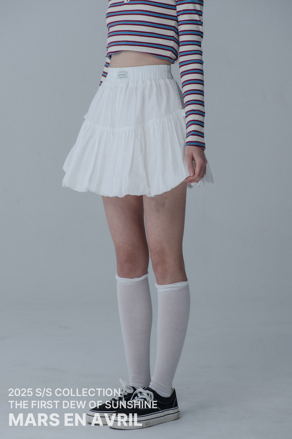 【BAON】Kyoni nylon banding string balloon long skirt BAON】Kyoni nylon banding string balloon long skirt (BAON