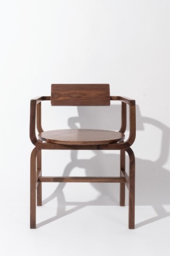offo wooden chair (walnut wood)