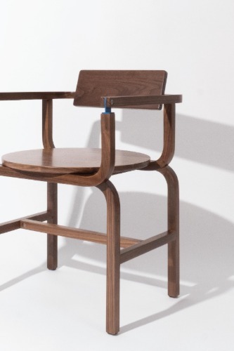 offo P. wooden chair (walnut wood)