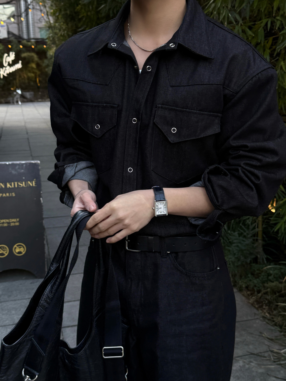 재킷 모델 착용 이미지-S166L32