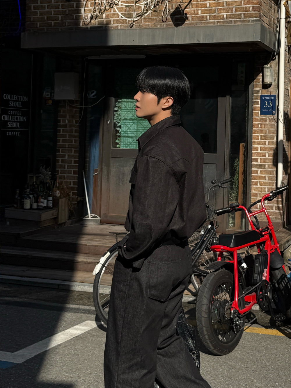 재킷 모델 착용 이미지-S166L21