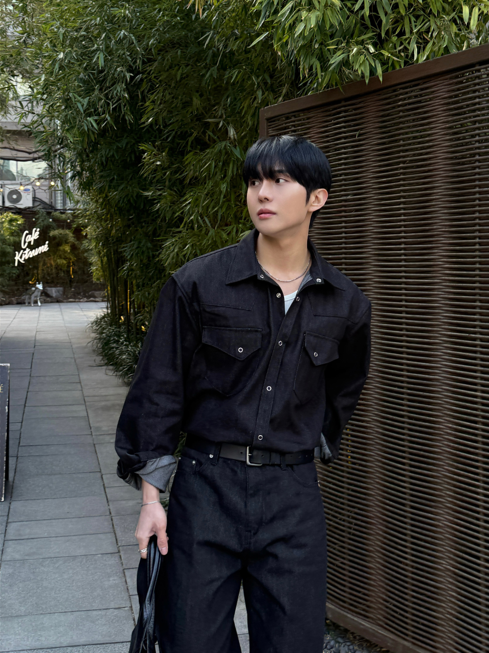 재킷 모델 착용 이미지-S166L29