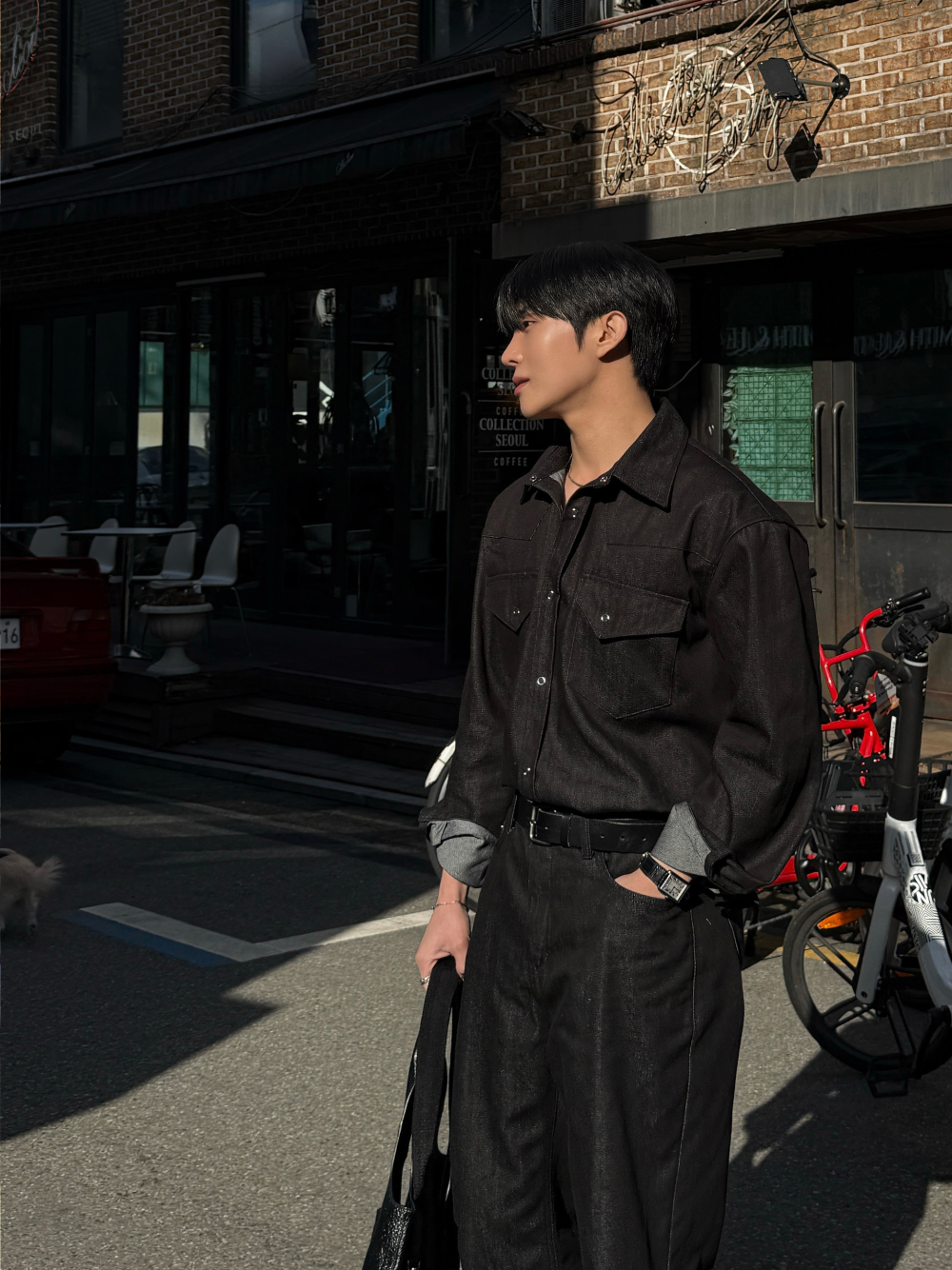 재킷 모델 착용 이미지-S166L20