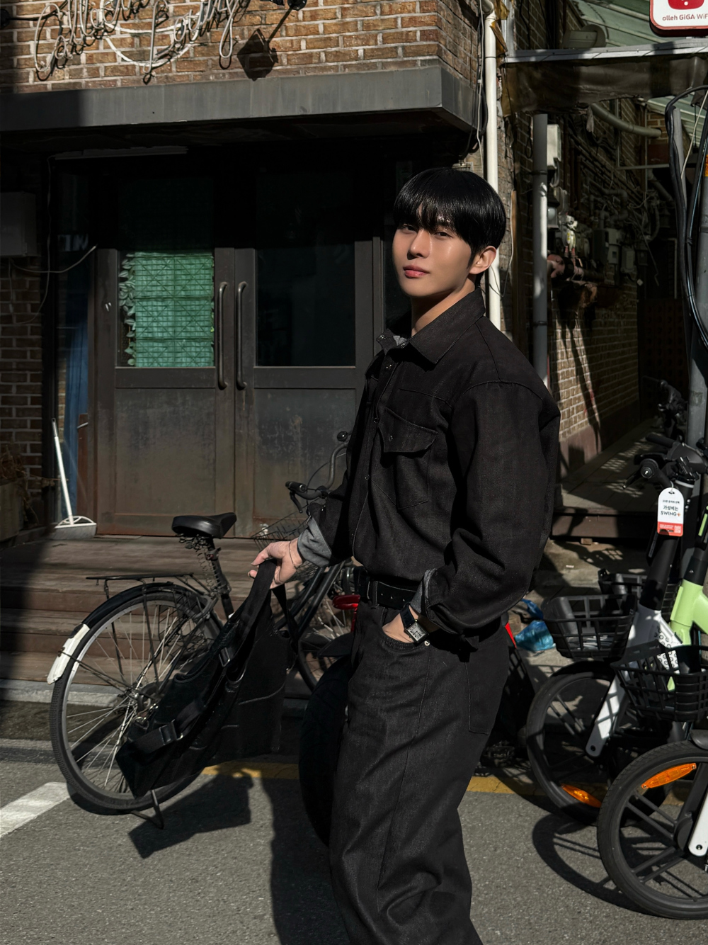 재킷 모델 착용 이미지-S166L19