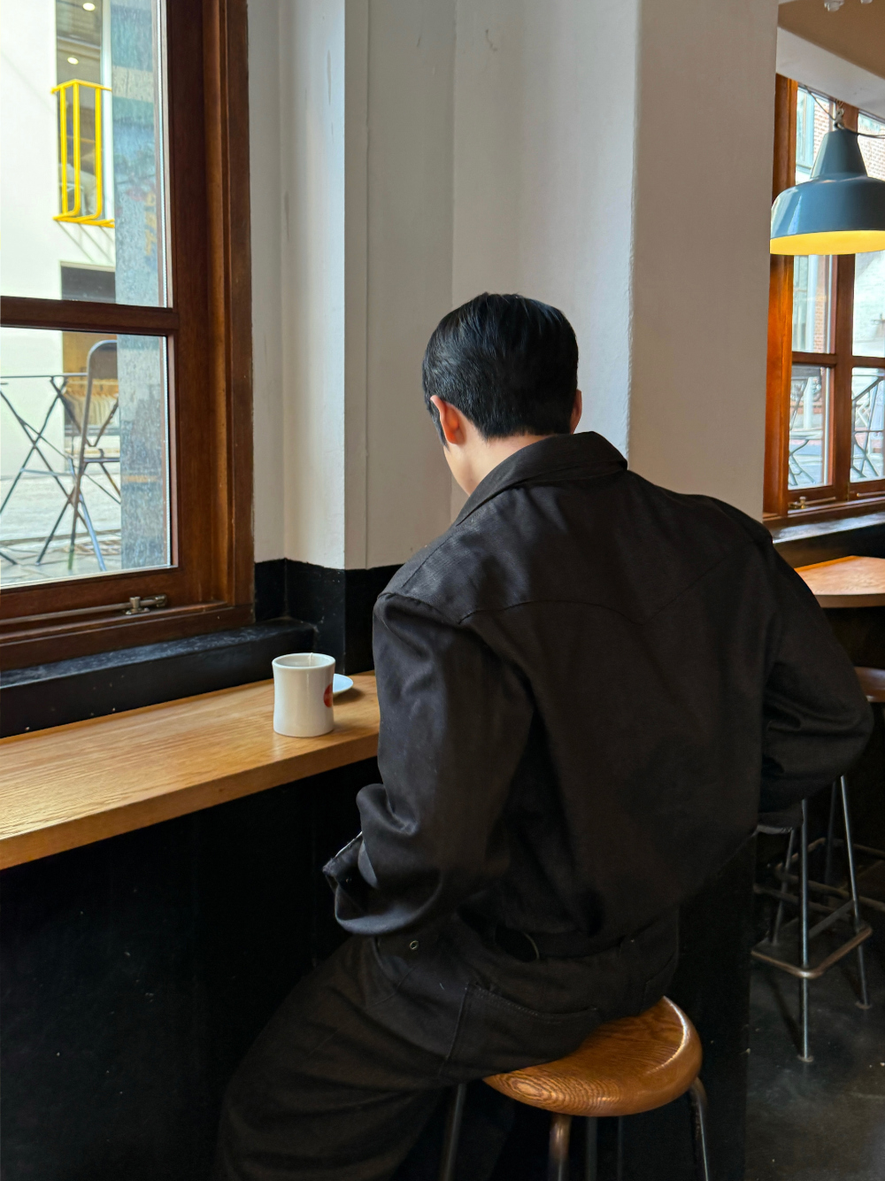 재킷 모델 착용 이미지-S166L6