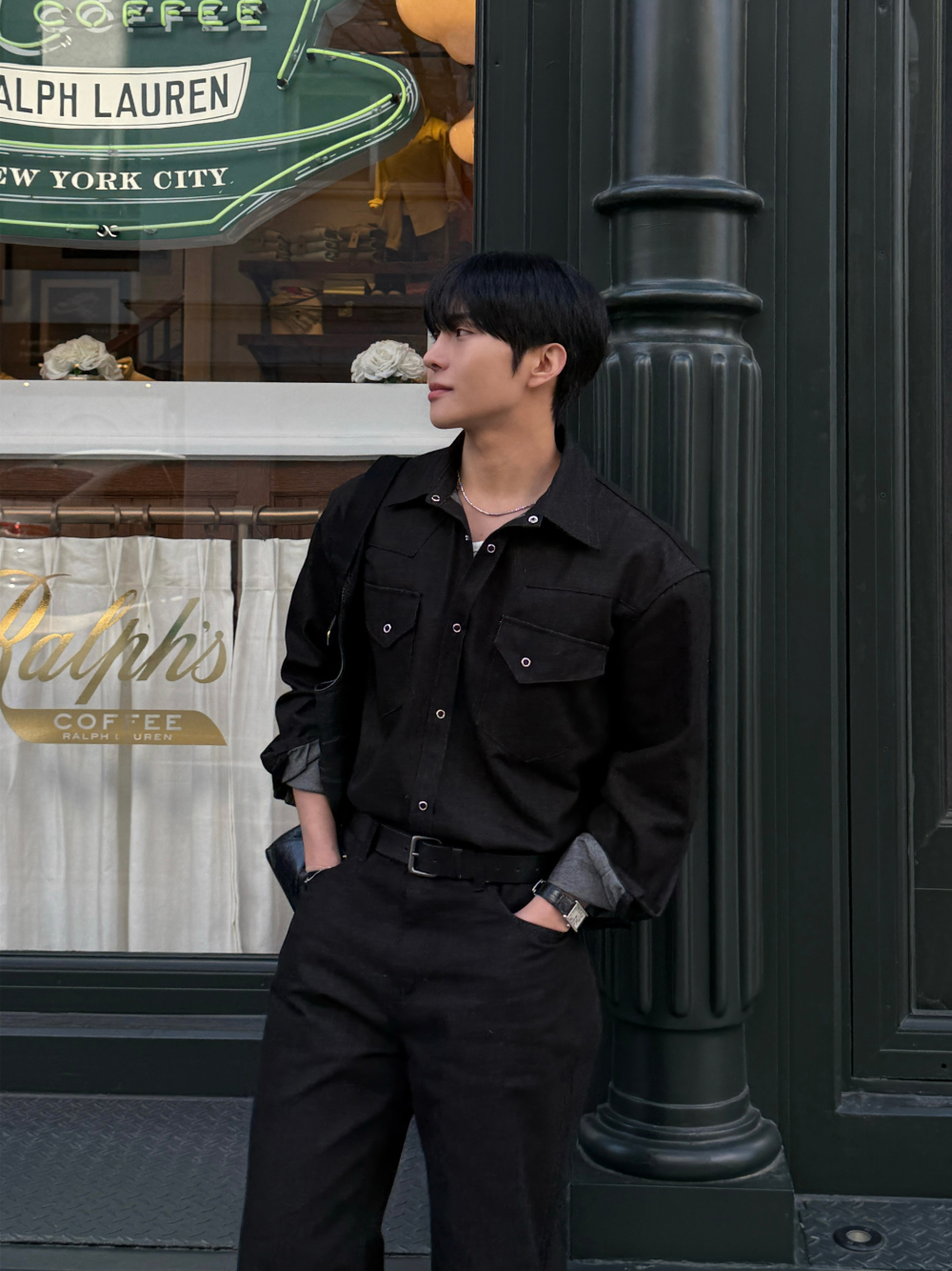 재킷 모델 착용 이미지-S166L24