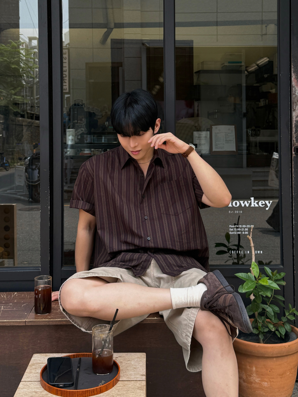 악세사리 모델 착용 이미지-S198L15