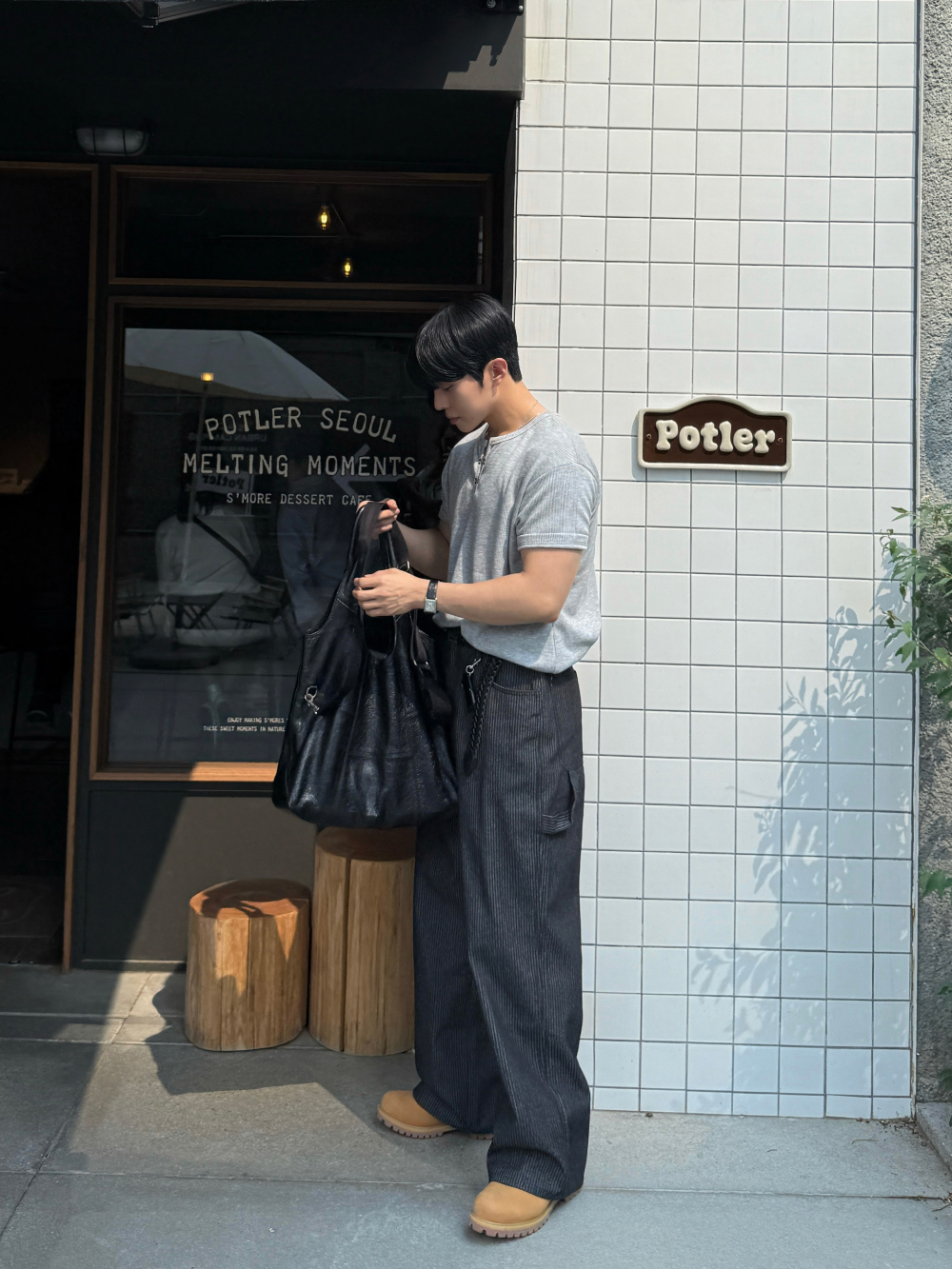 악세사리 모델 착용 이미지-S198L19