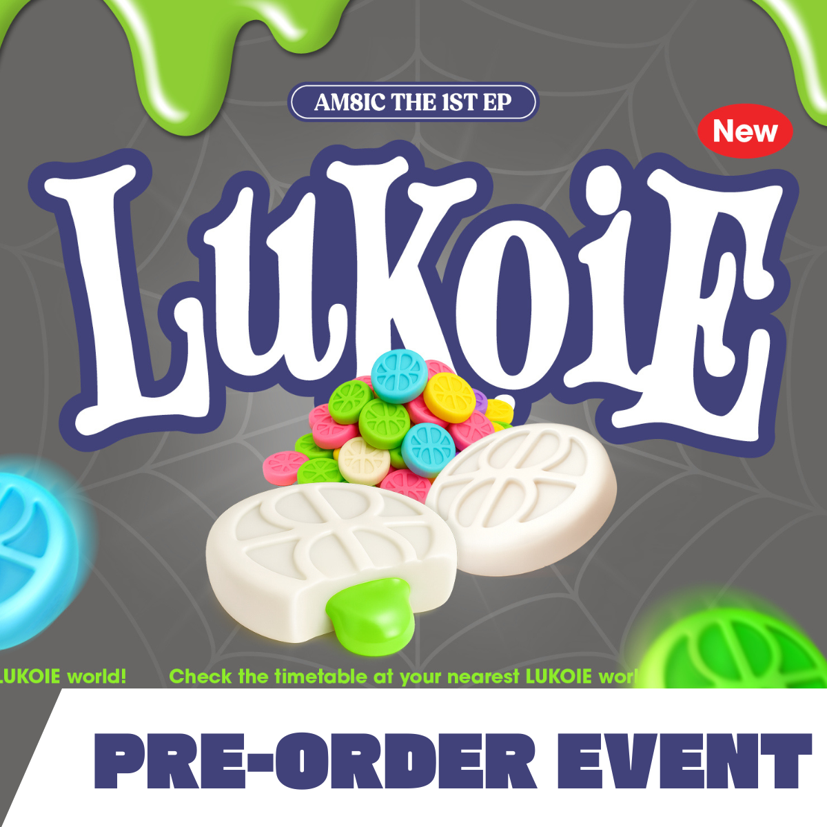[PRE-ORDER EVENT] AM8IC (엠빅) The 1st EP 『LUKOIE』 TINCASE Ver.-thumbnail