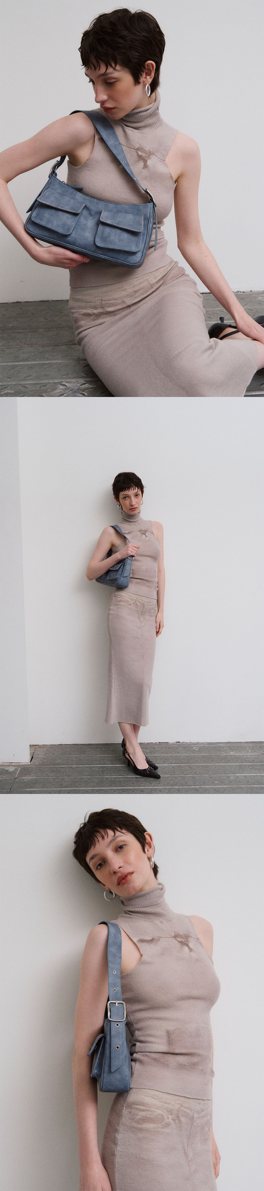 FATIGUE BAG [Steel Blue] - SAND MUSEUM
